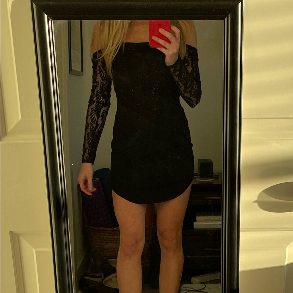 Missguided Black Mini Dress